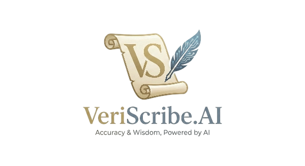 VeriScribe Logo - Quill and Scroll